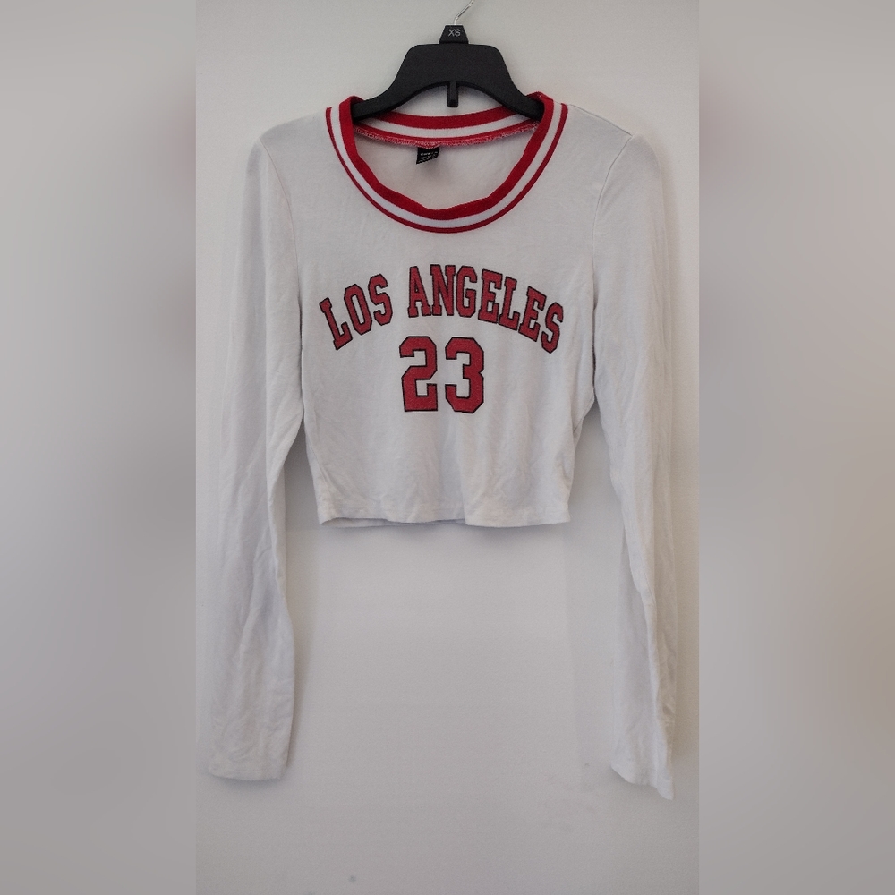 SHEIN long sleeve crop top